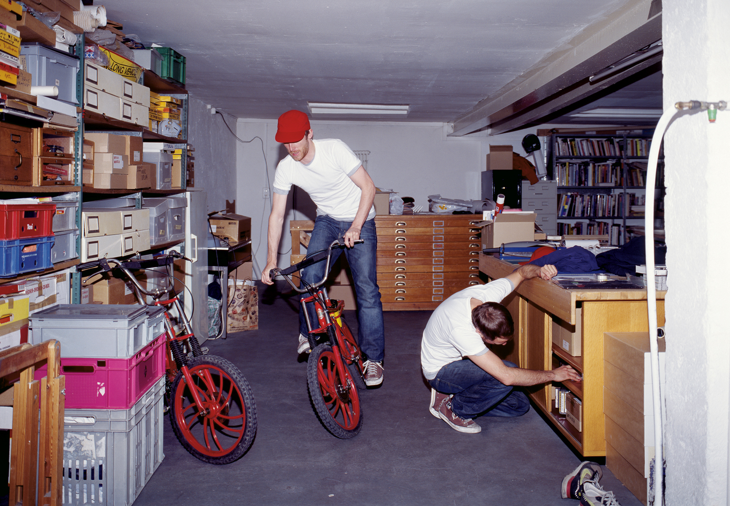 Urs Lehni in his studio