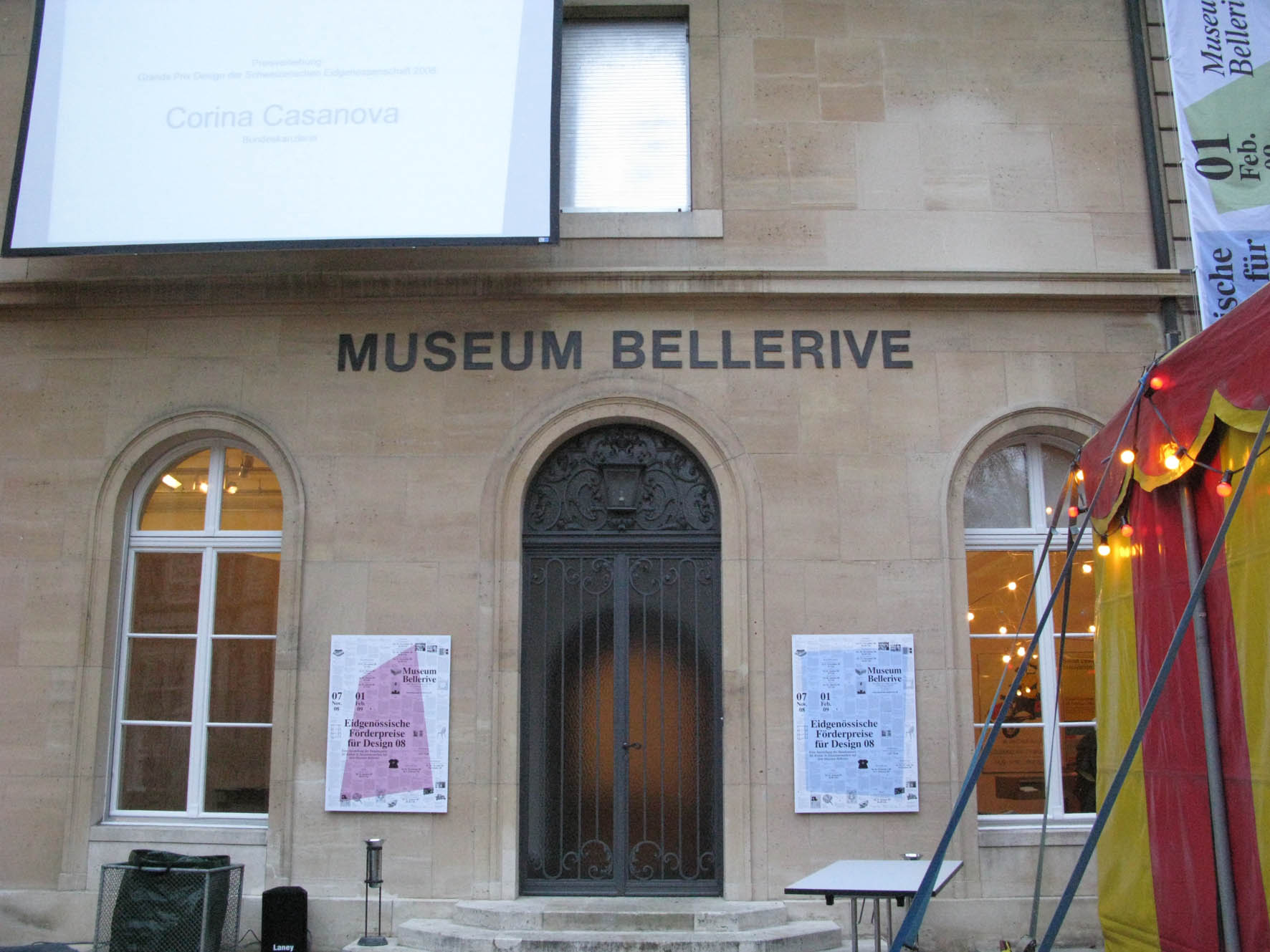 entrance of the museum