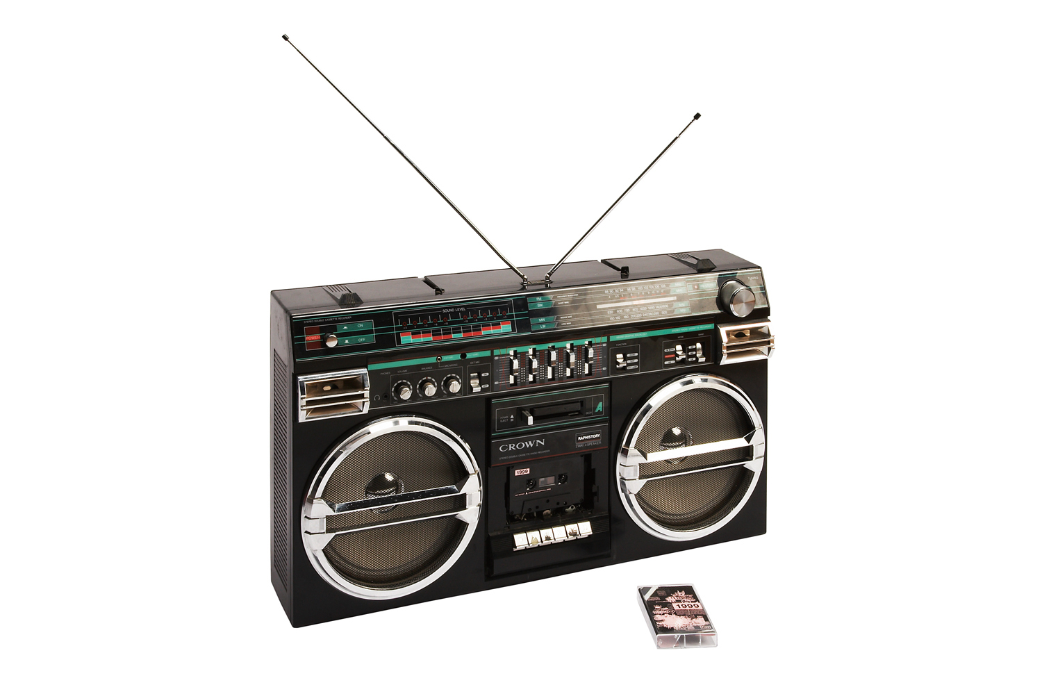 boombox and tape