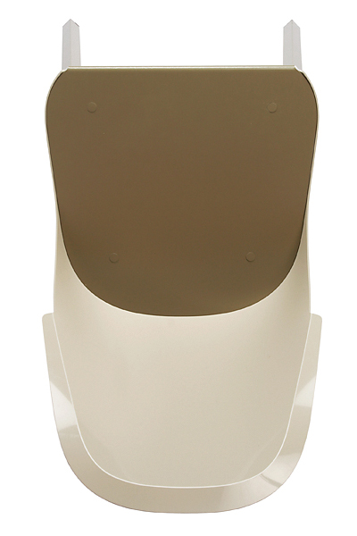 'Plastic Back Chair' (aluminium and polypropylene)