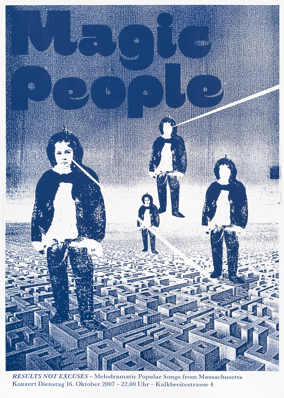 poster (silkscreen) - (in collaboration with Jean-Claude Dubois)