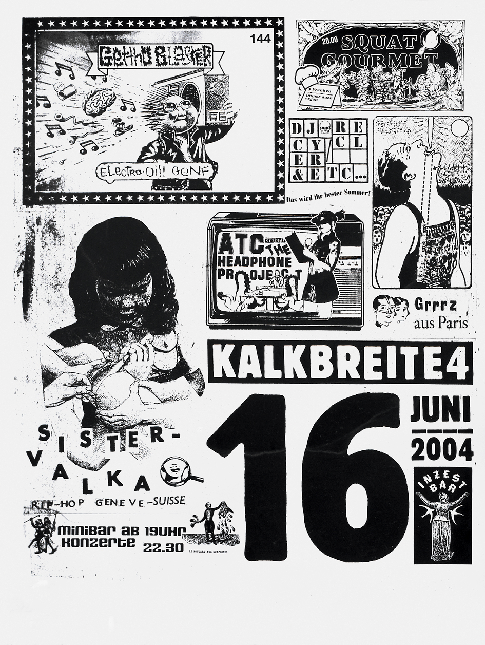 poster (silkscreen) - (in collaboration with Jean-Claude Dubois)