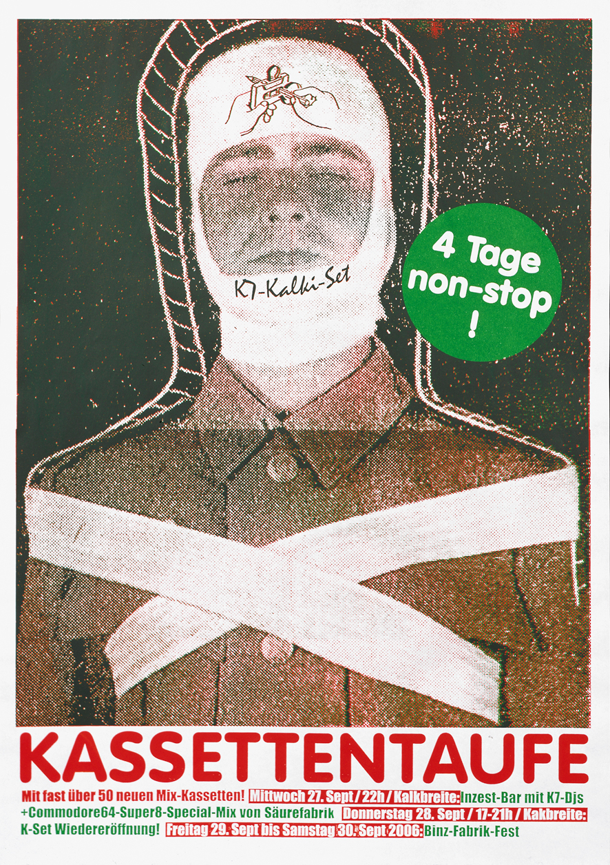 poster (silkscreen) - (in collaboration with Jean-Claude Dubois)