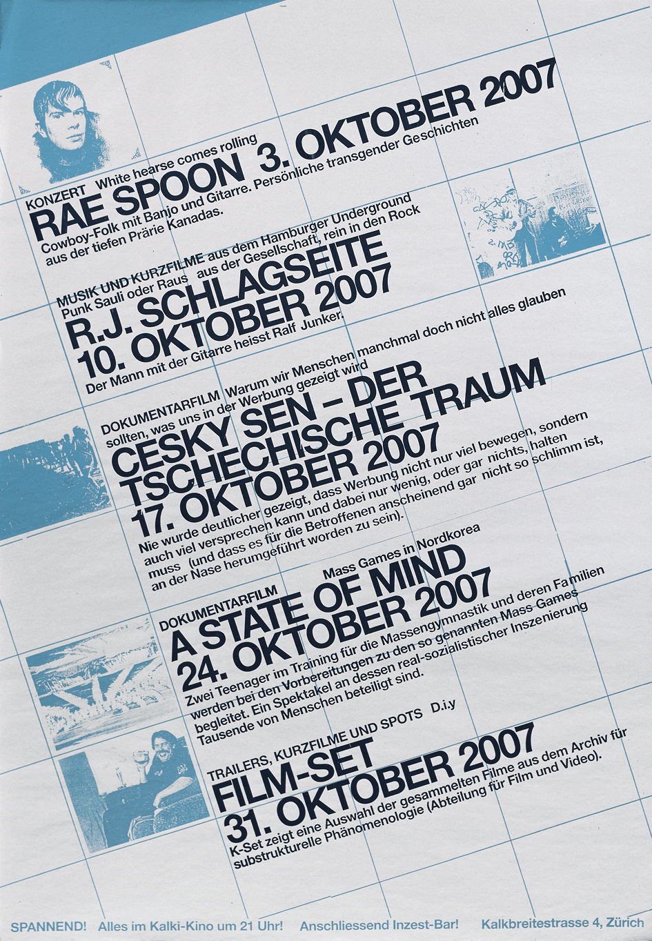 poster (silkscreen) - (in collaboration with Jean-Claude Dubois)