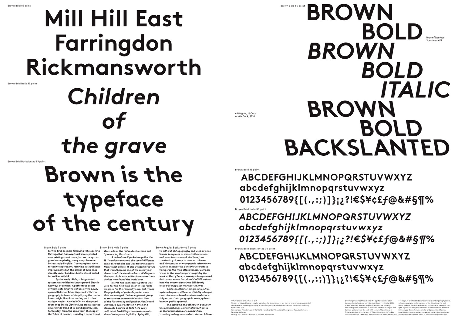 font 'LL Brown Typeface'
