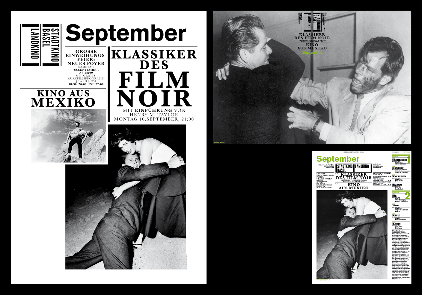 'StadtKino Basel', poster series/programme