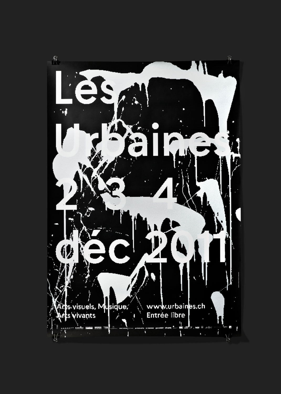 Visual identity and communication for the festival Les Urbaines in Lausanne (editions 2010 & 2011)