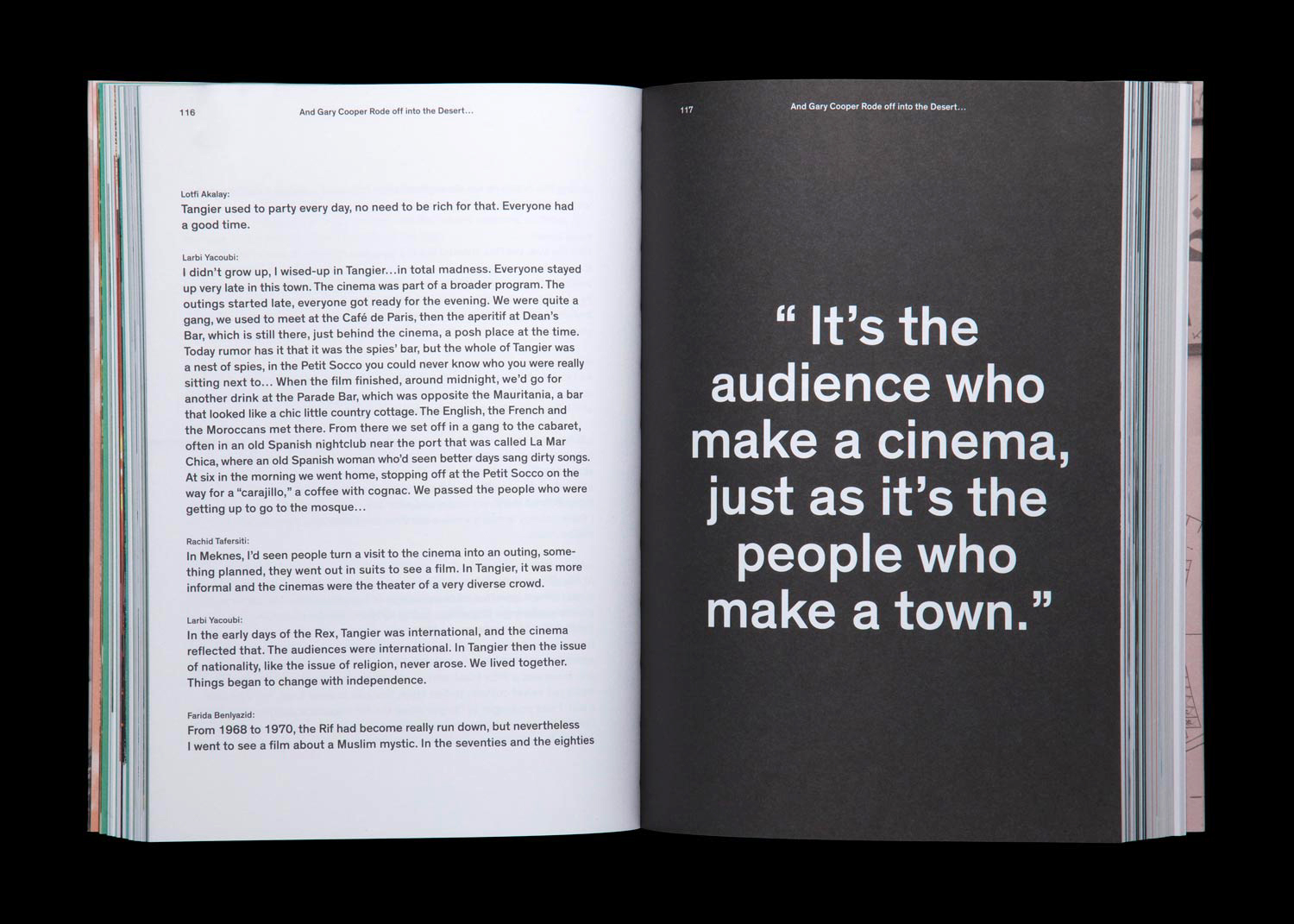 A selection of projects for Yto Barrada and the ‘Cinémathèque de Tanger’