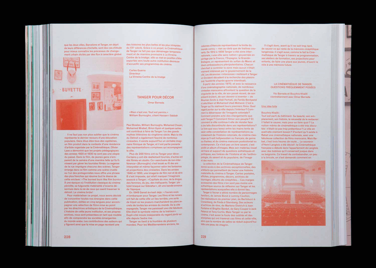 A selection of projects for Yto Barrada and the ‘Cinémathèque de Tanger’