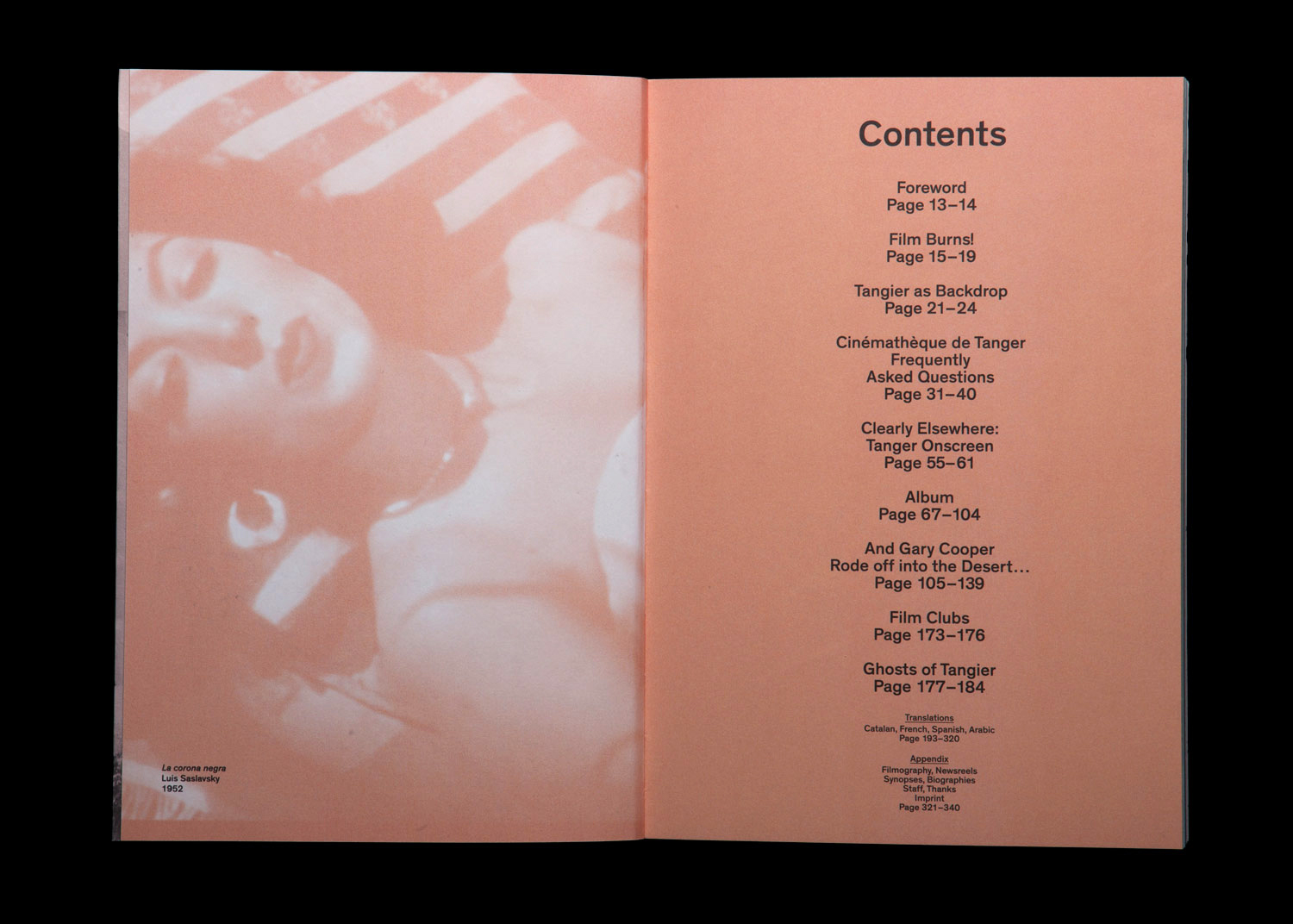 A selection of projects for Yto Barrada and the ‘Cinémathèque de Tanger’