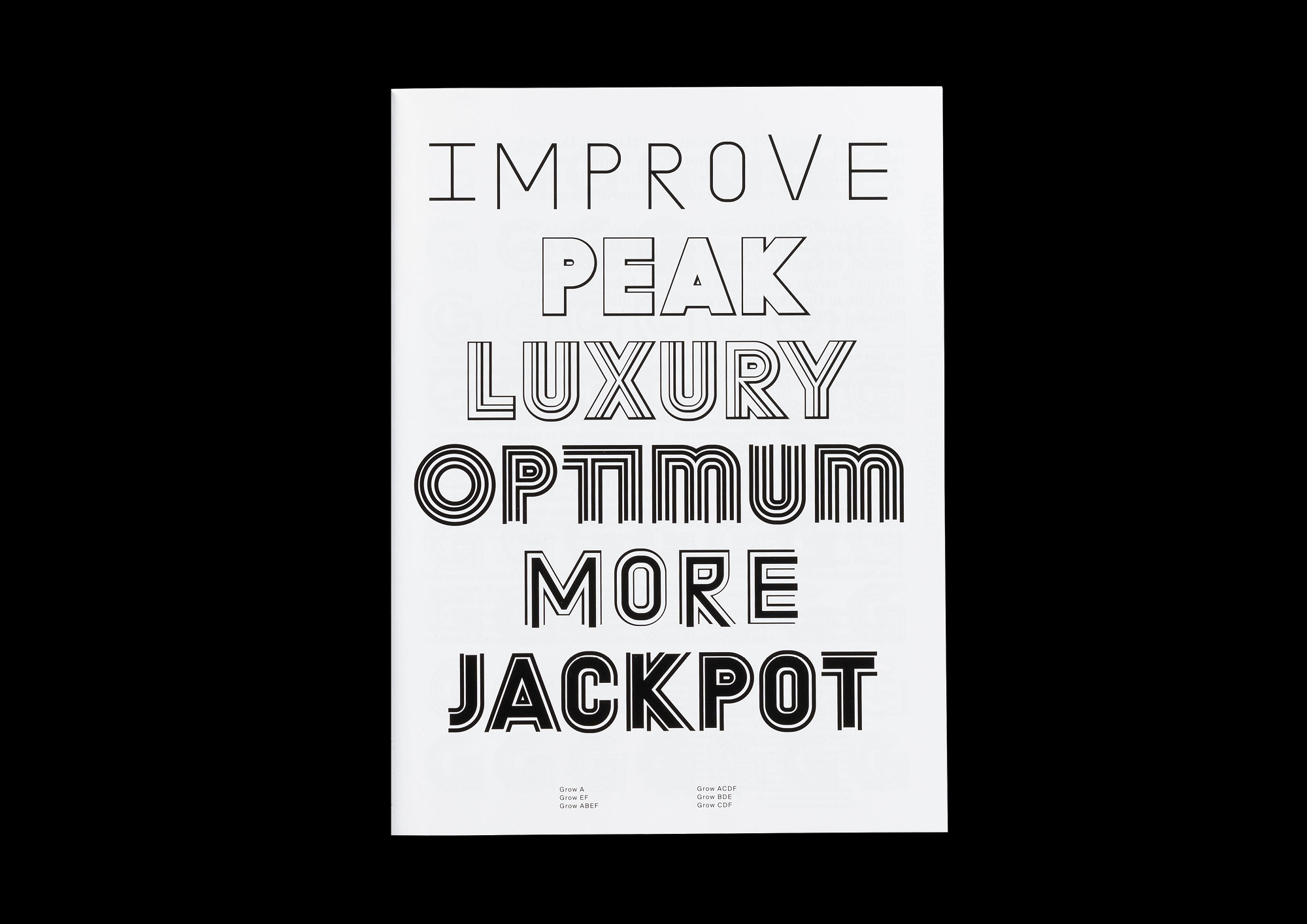 Eine Auswahl von grafischen Projekten, 2014 - 2017