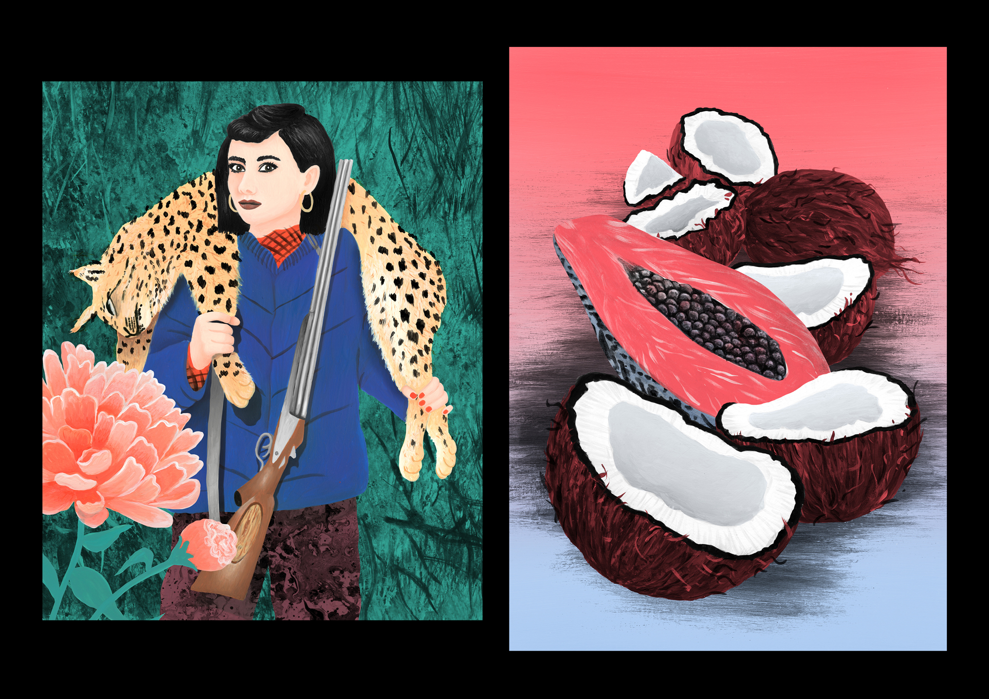 Eine Auswahl von illustrativen Arbeiten, 2015-2017