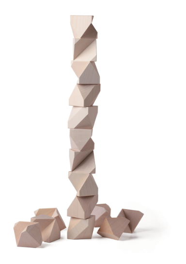 Tawa, Bauklötze für die Naef Spiele AG, 2017; Flex, Klinker für die Keller Systeme AG, 2016