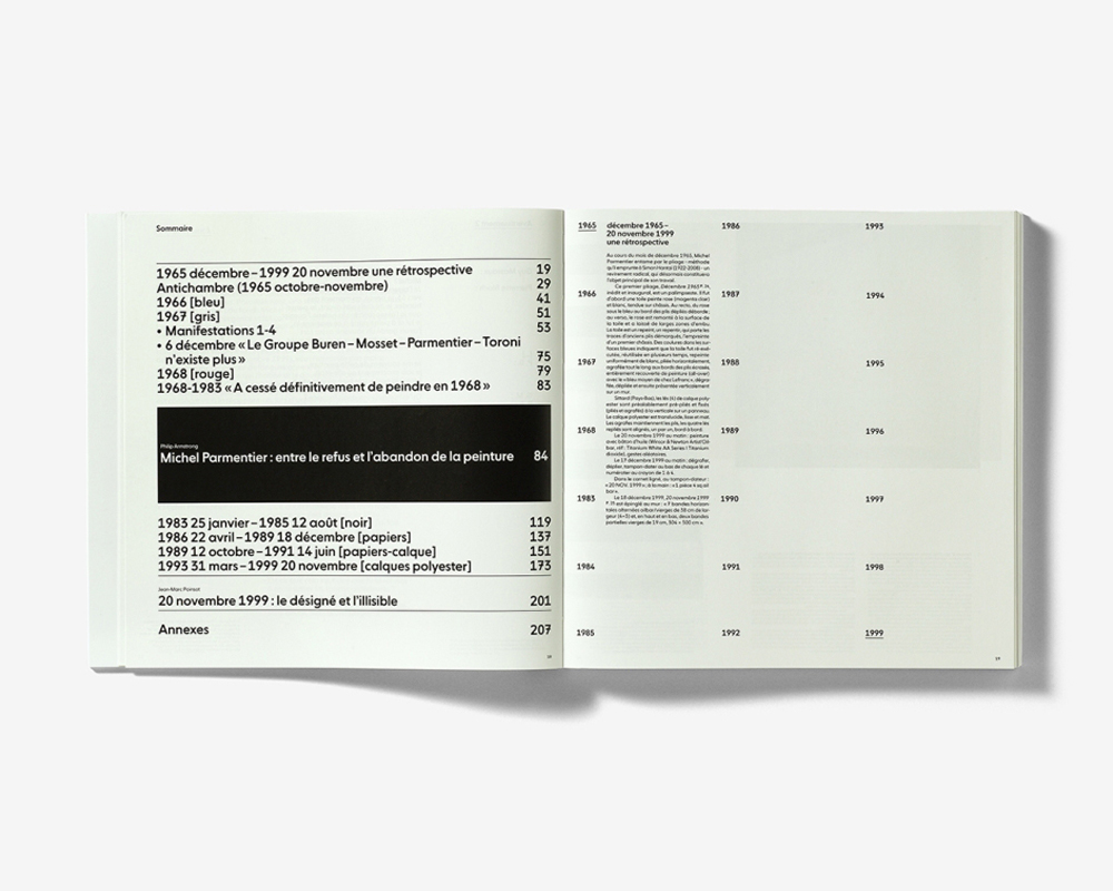Michel Parmentier. Décembre 1965 – 20 novembre 1999. Une rétrospective