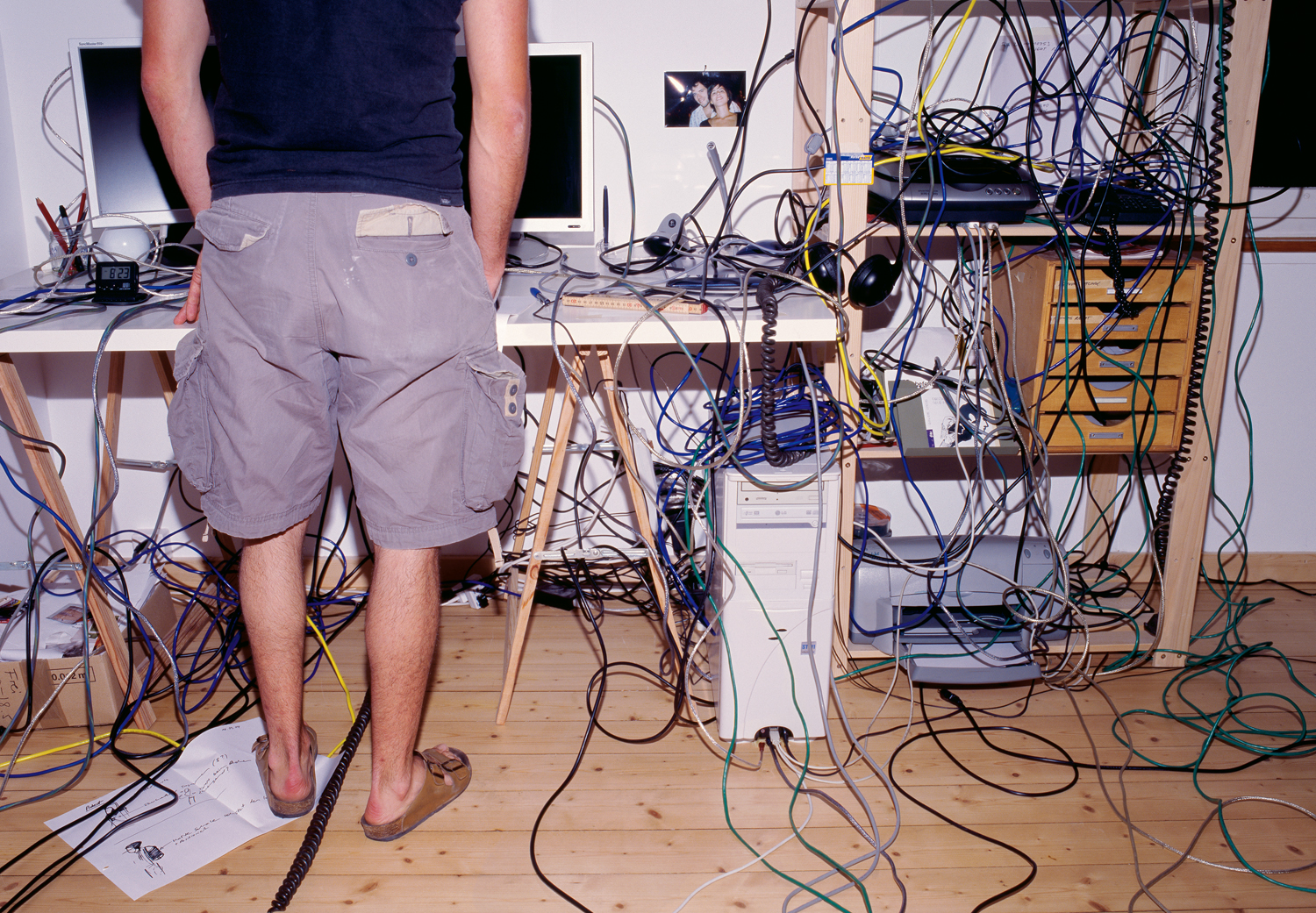 Remo Frei dans son atelier