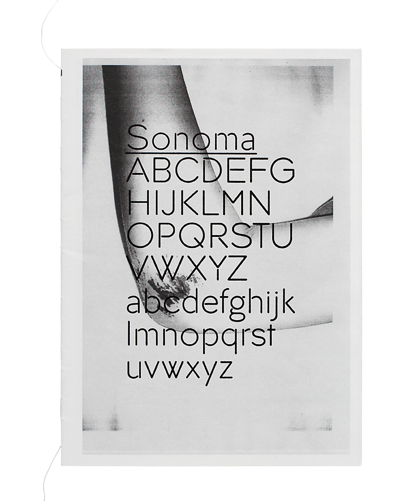 'Sonoma', police de caractère