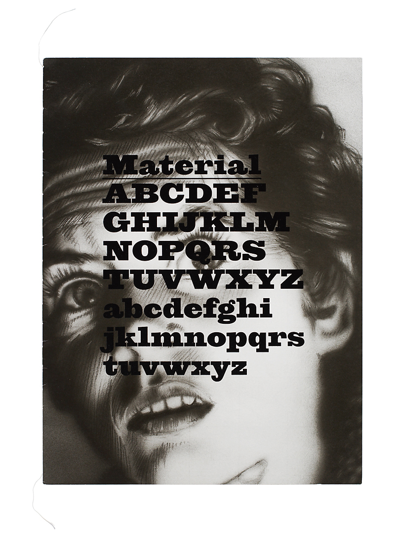 'Material', police de caractère