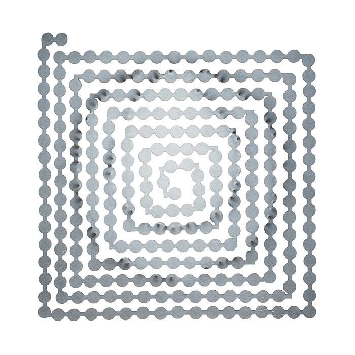 spirale (carton, découpé au laser)