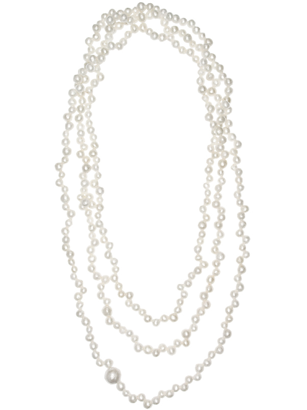 collier (perles en cellophane, faites à la main)