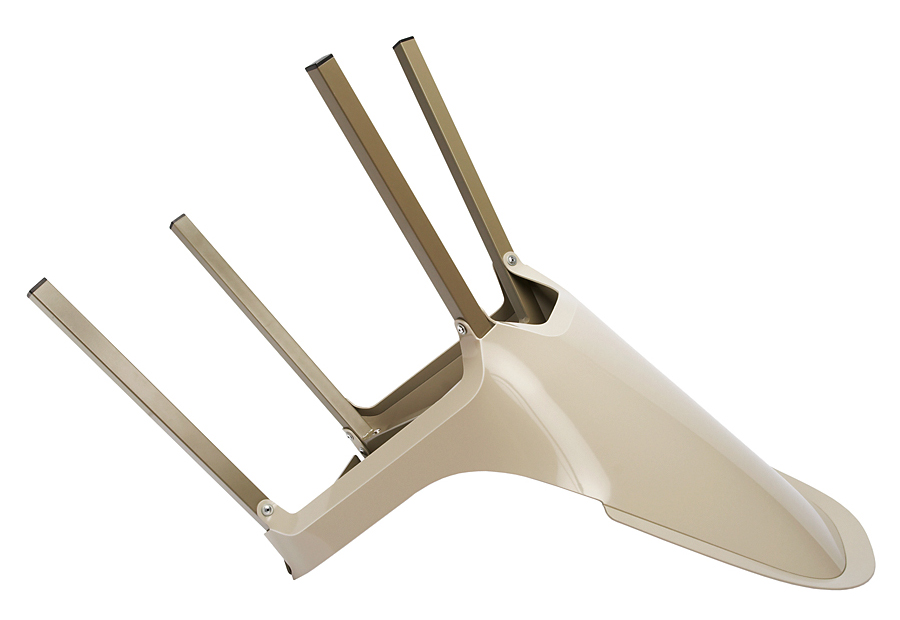 'Plastic Back Chair' (aluminium et polypropylène)