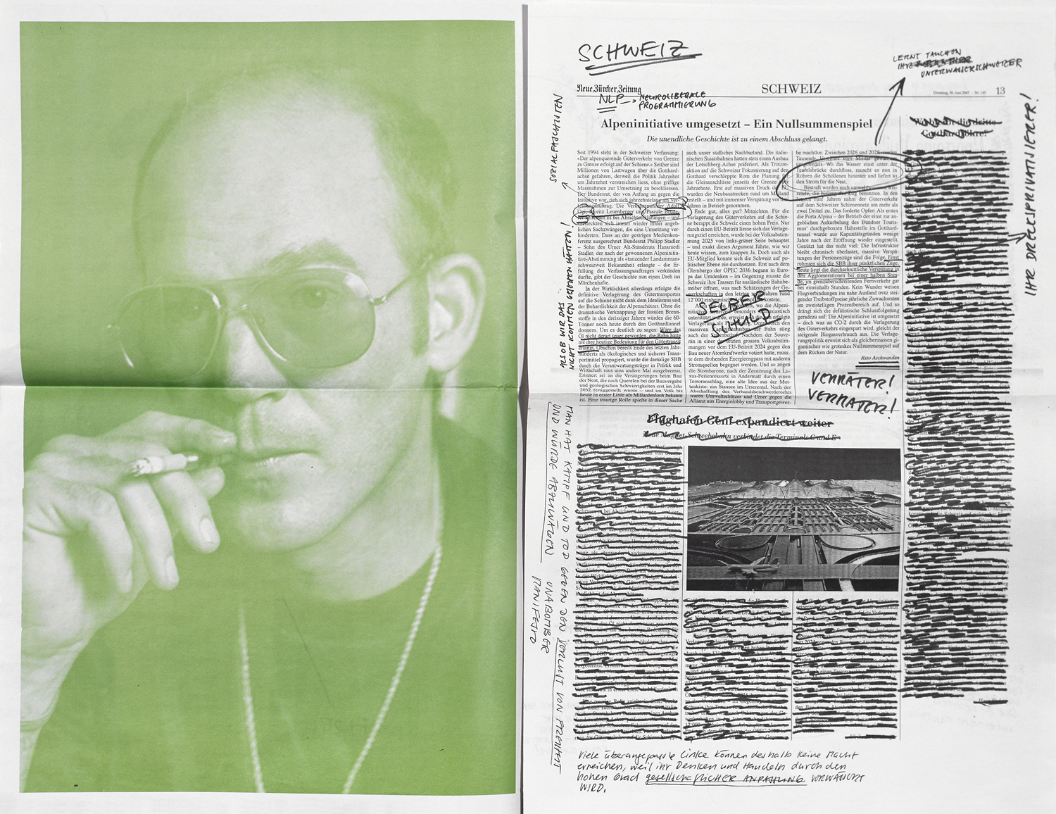 'Die letzte Alternative: Die Spuren der Aussenseiter', 08/2007, avec Guy Debord, Ted Kaczynski, Hunter S. Thompson