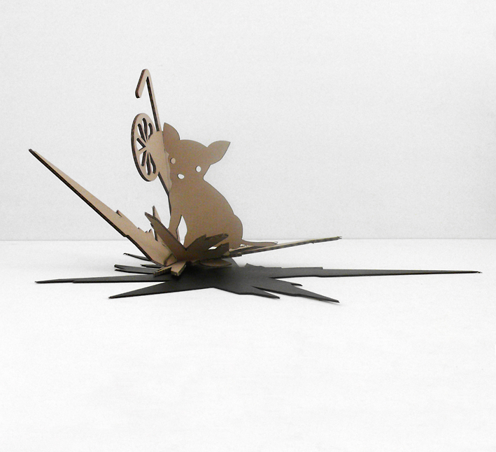 'Five Stars Cardboard' (2007), détail de 'Italian Lover'