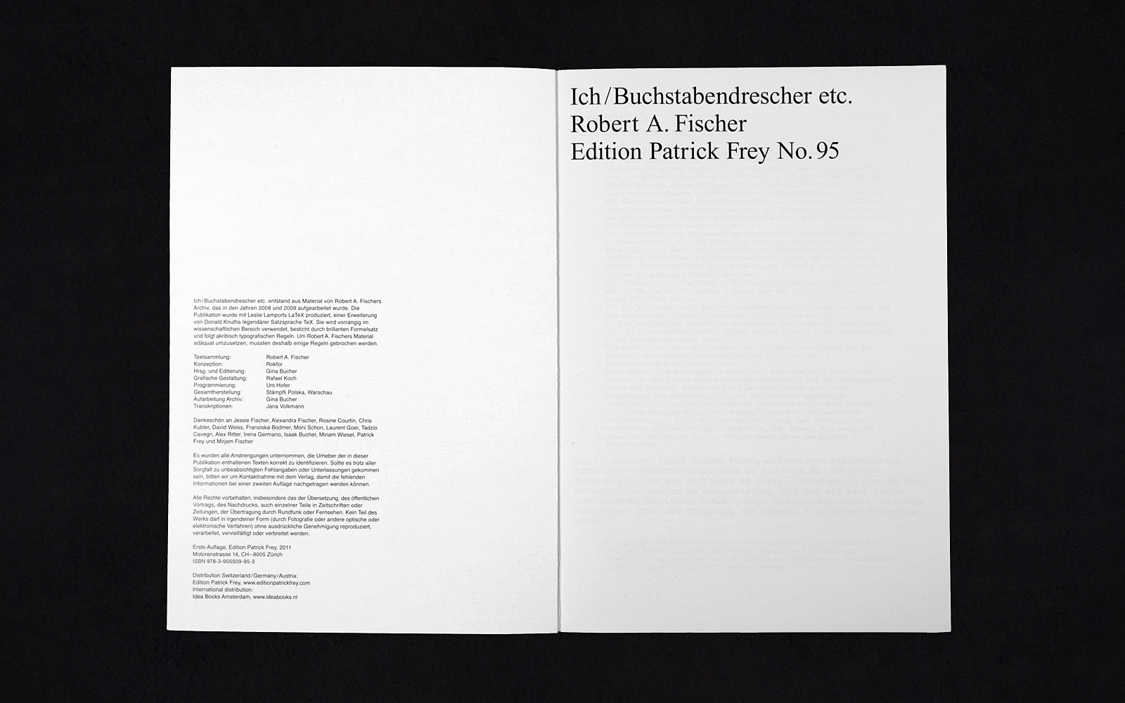 ‚Robert A. Fischer: Ich, Buchstabendrescher‘, 2011-10-10