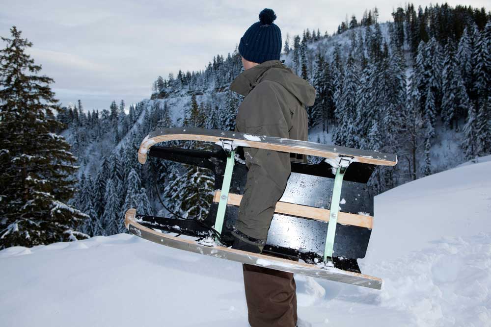 'Folding Sledge', luge