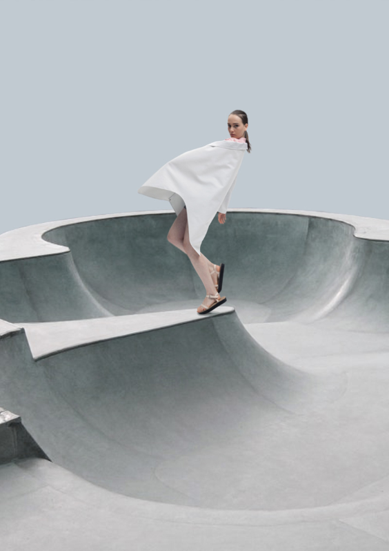 'Oblique Horizon', collection de mode, travail de diplôme