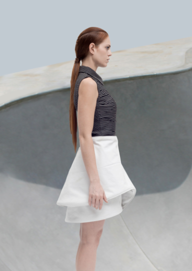 'Oblique Horizon', collection de mode, travail de diplôme
