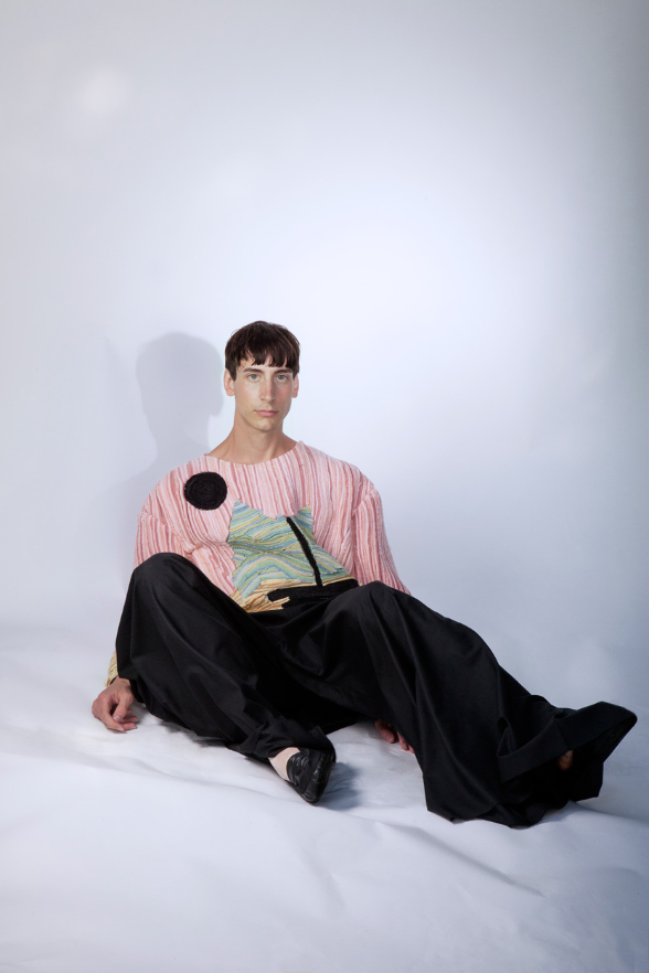 « Mal würde ich eine Landschaft sein », collection de mode hommes, travail de diplôme