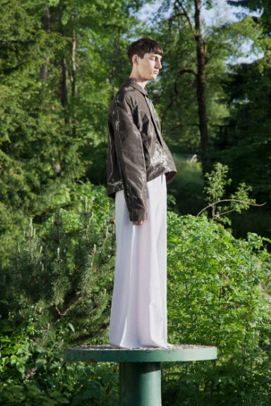 « Mal würde ich eine Landschaft sein », collection de mode hommes, travail de diplôme