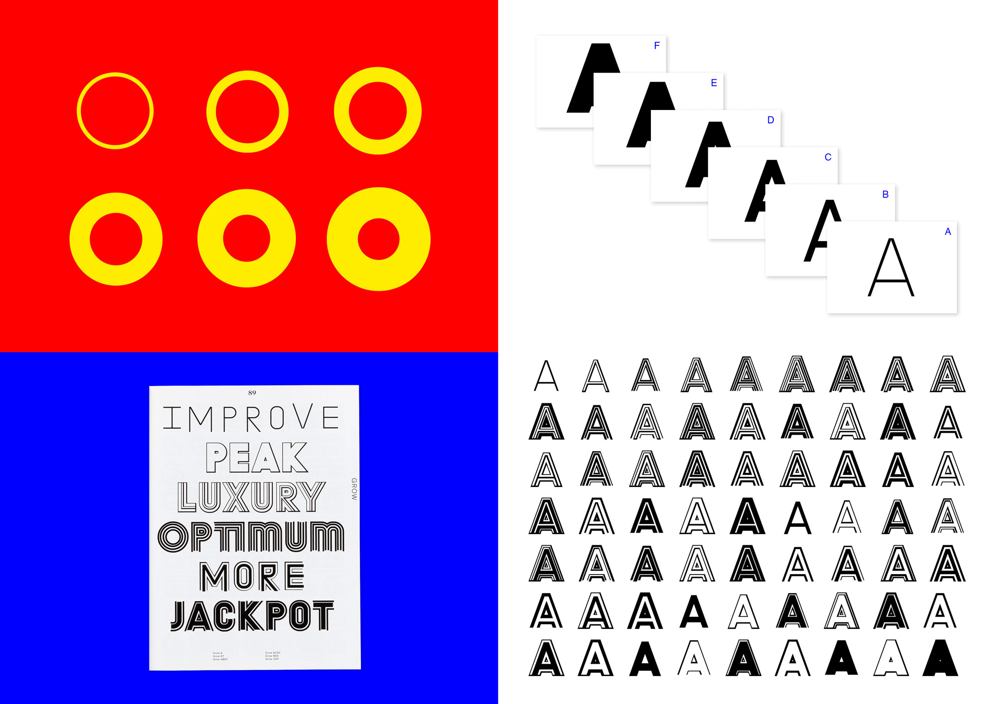 Une sélection de projets graphiques, 2014 - 2017