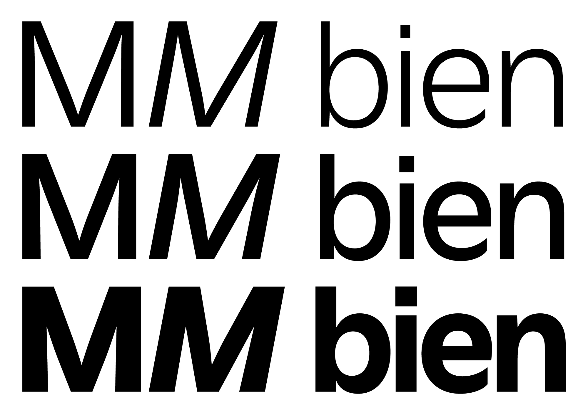 LL Moderne, police de caractères, 2017