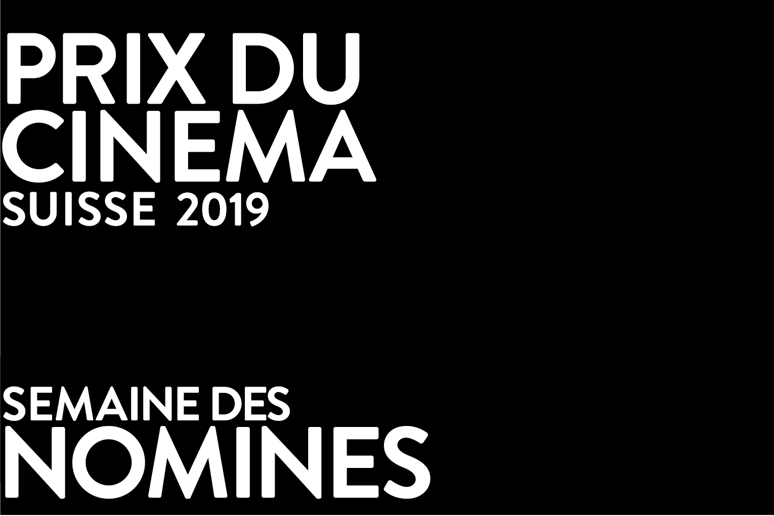 Logo Prix du Cinema Suisse 2019