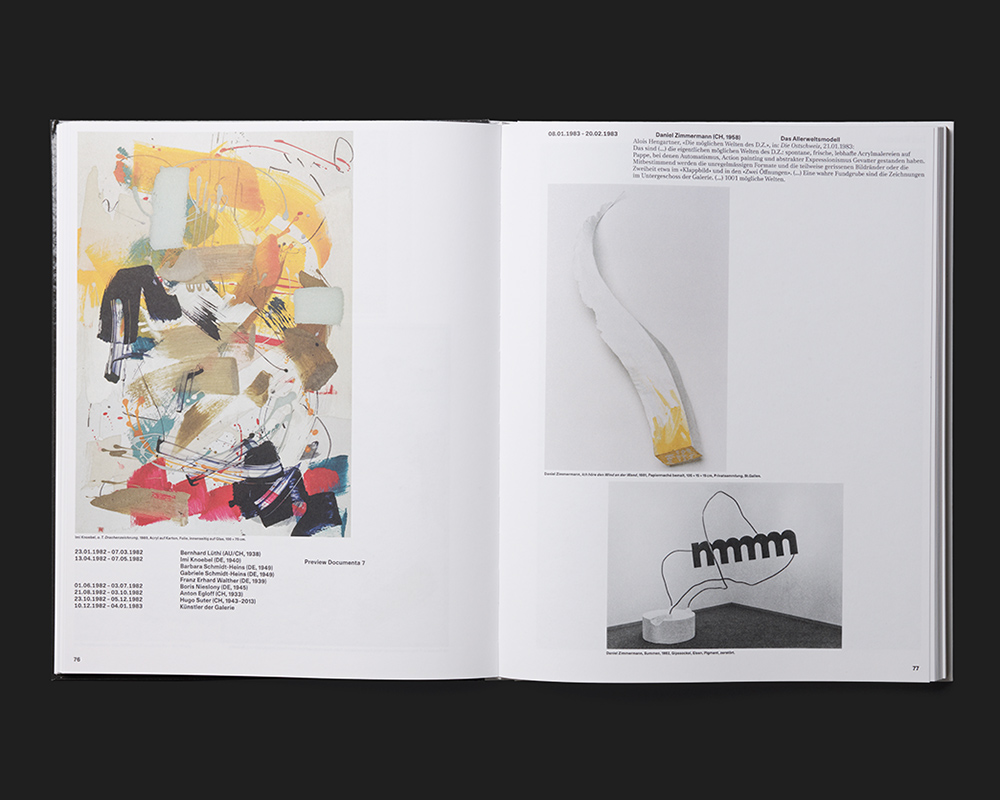 Vierzig Jahre Gegenwart. Die Galerie Wilma Lock in St. Gallen